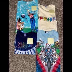 Vintage Grateful Dead Tshirts- XL- Lot of 4